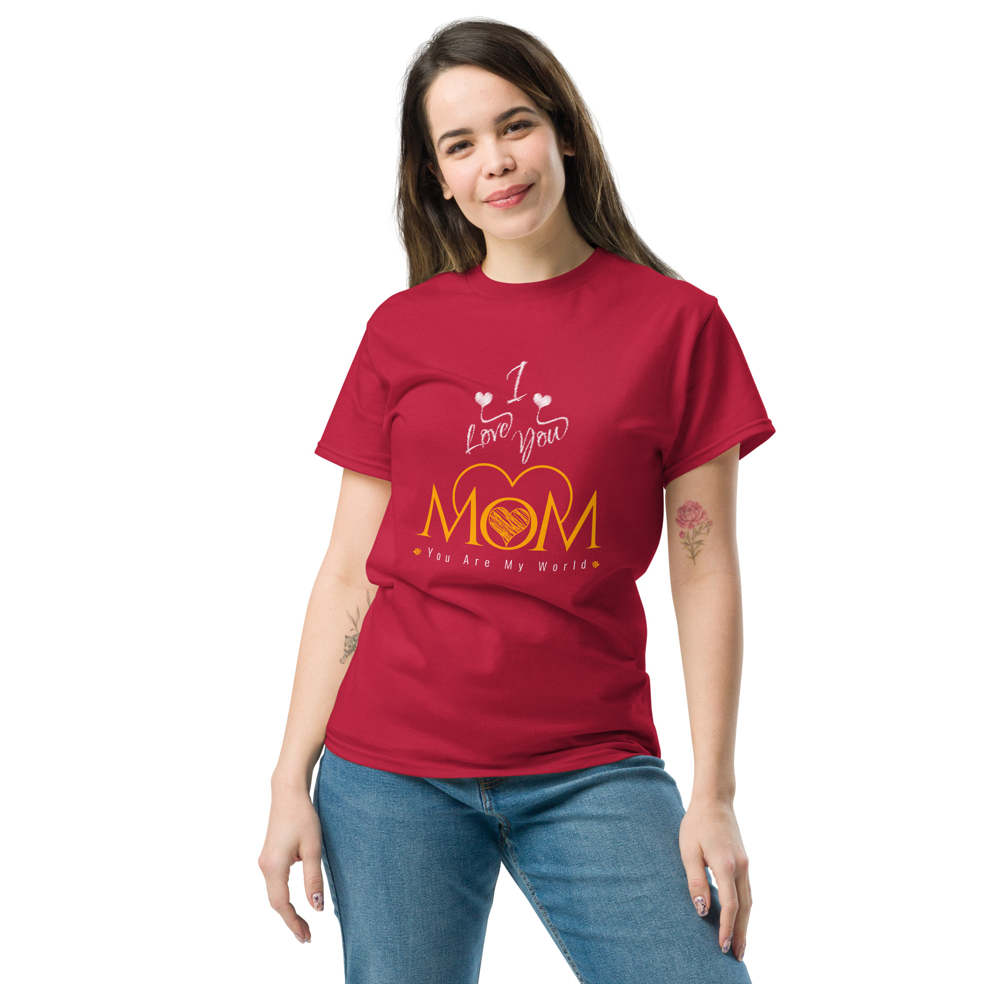 Mother’s Day Shirt – I Love You Mom You Are My World - Image 5