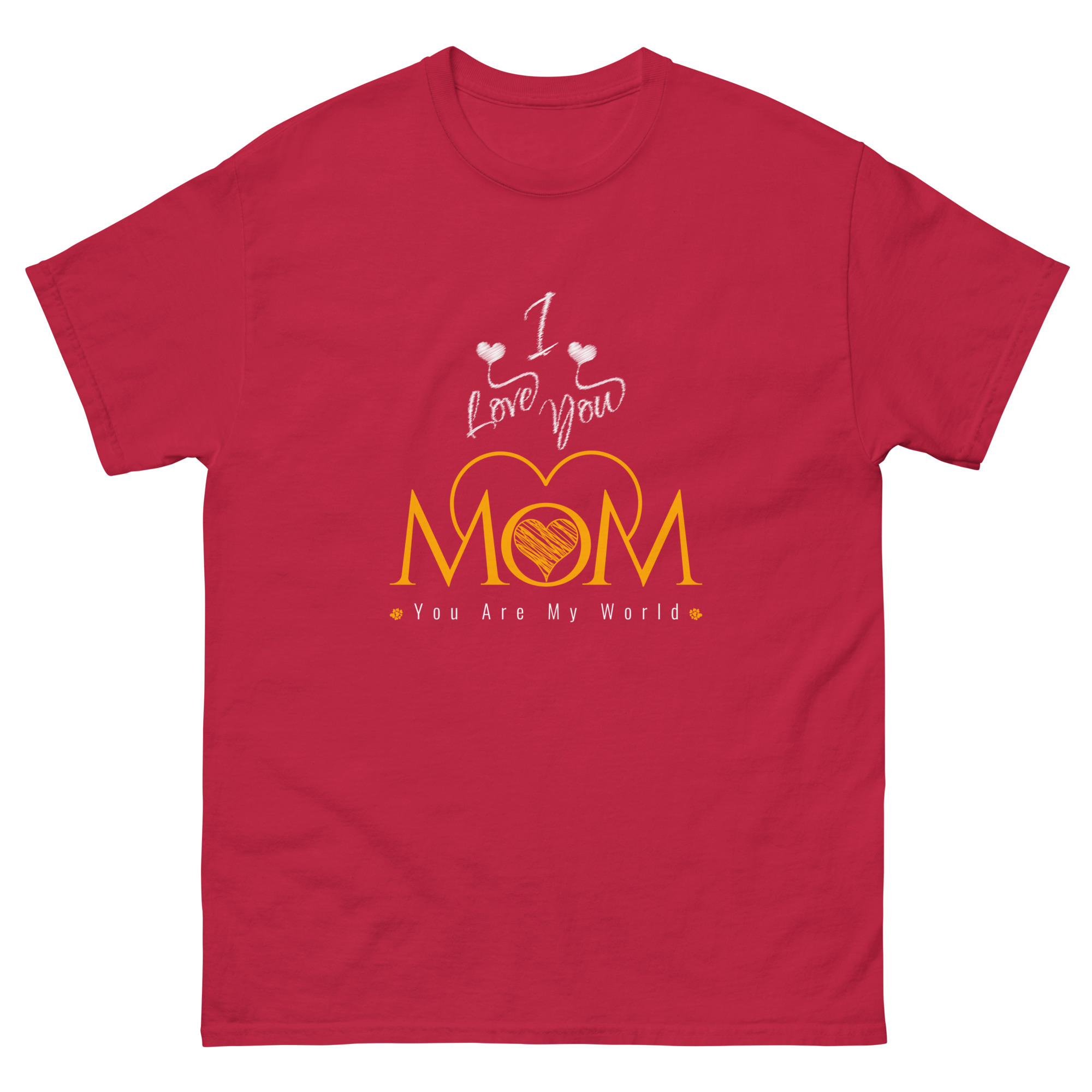 Mother’s Day Shirt – I Love You Mom You Are My World - Image 13