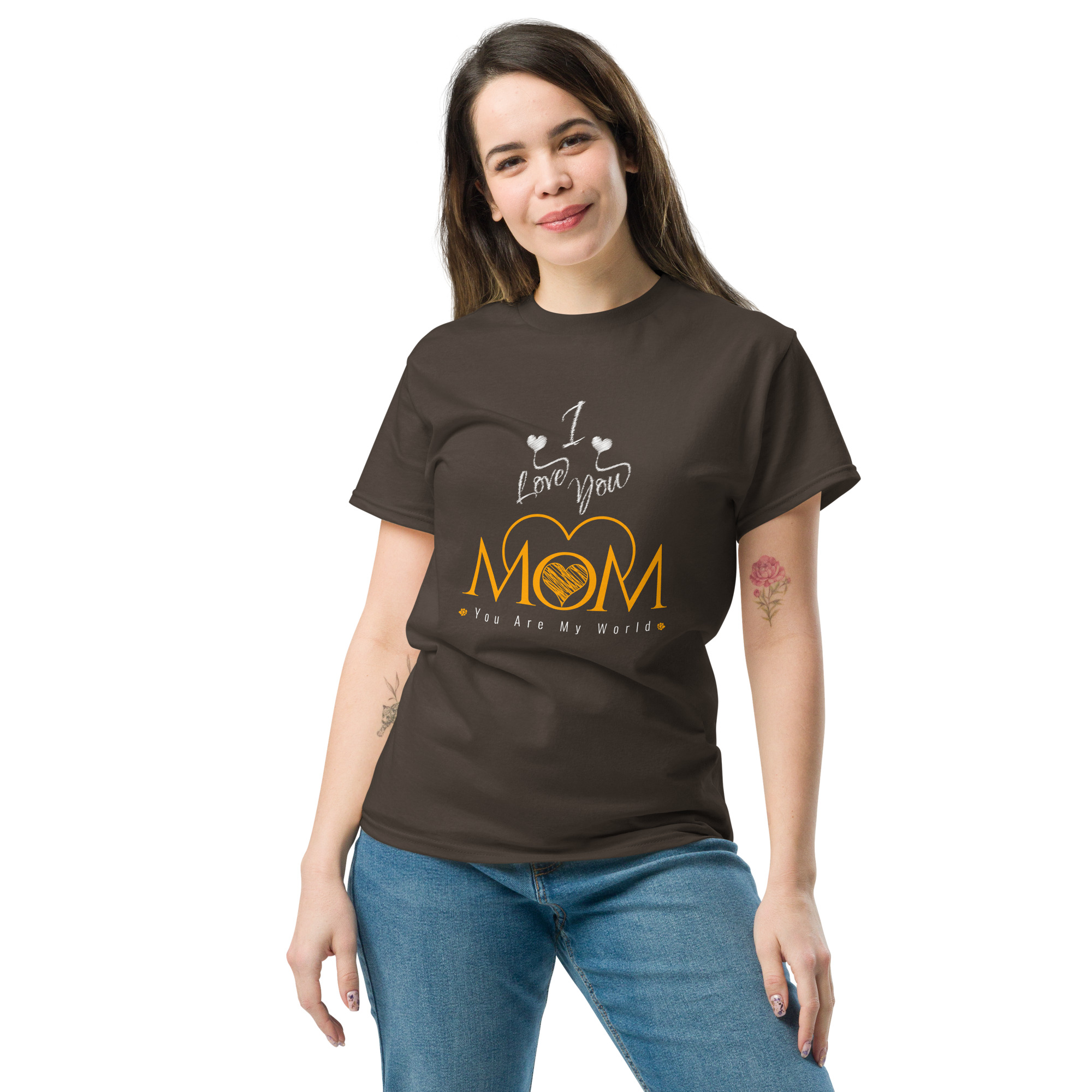 Mother’s Day Shirt – I Love You Mom You Are My World - Image 3