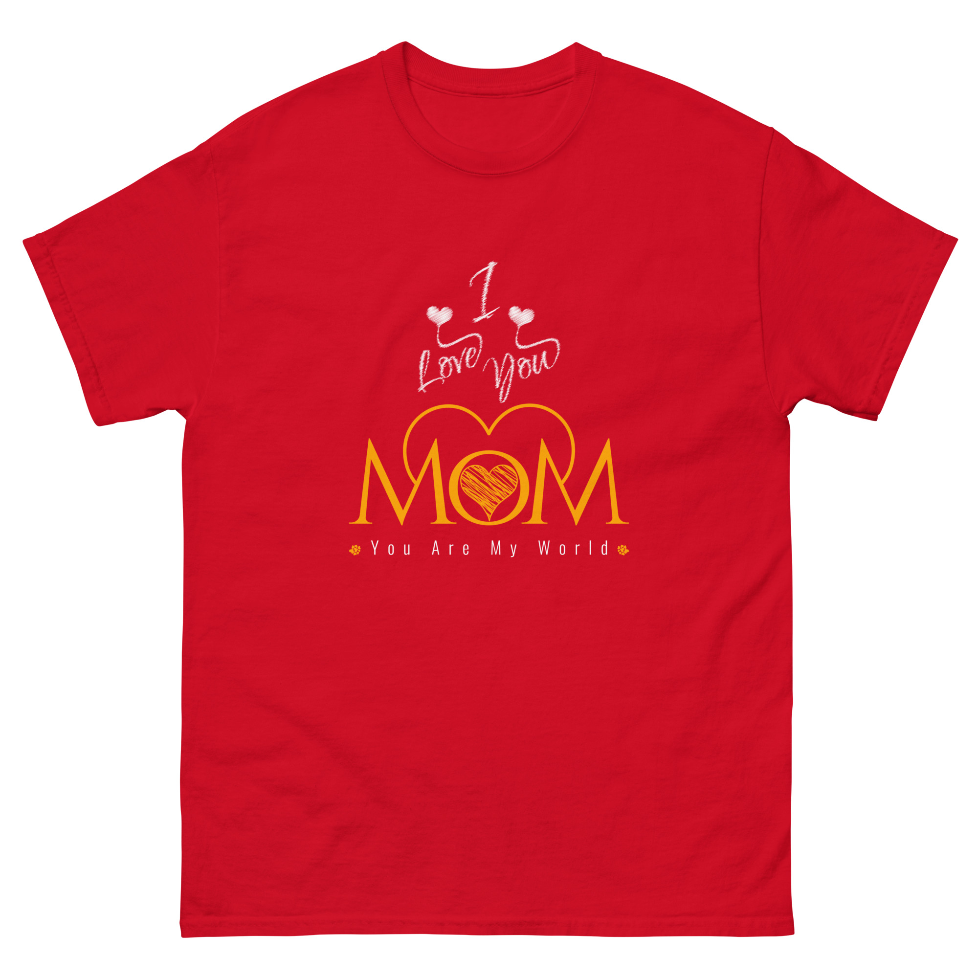 Mother’s Day Shirt – I Love You Mom You Are My World - Image 9