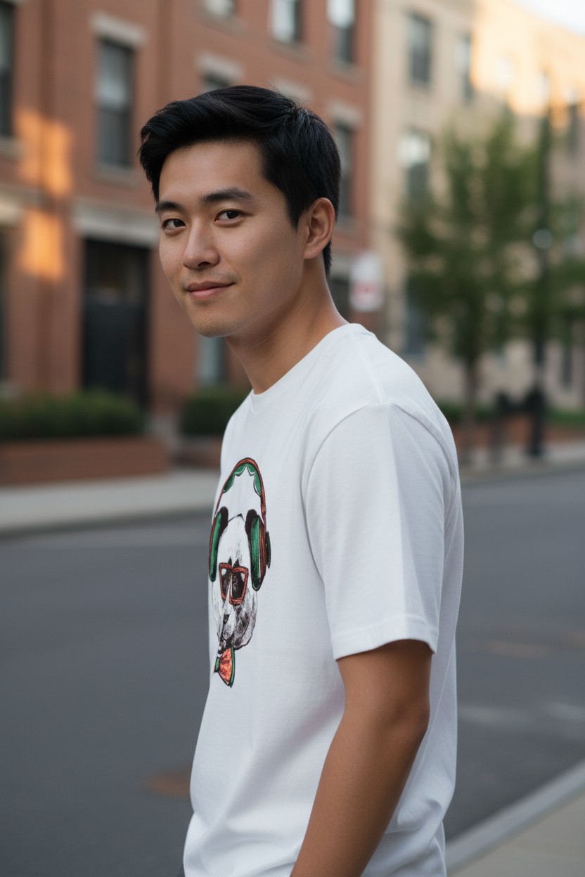 Universal Fit Crew T-Shirt Comfortable Stylish front - Image 2