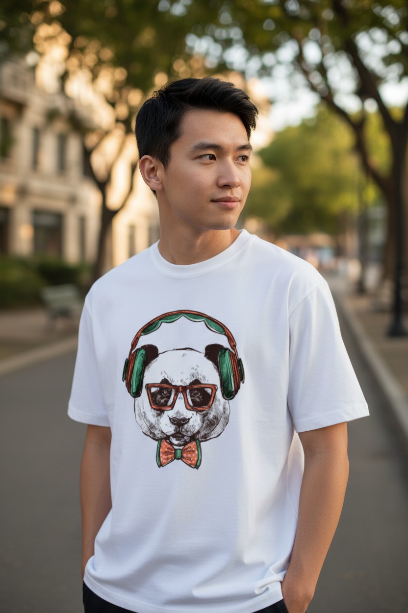 Universal Fit Crew T-Shirt Comfortable  Stylish front