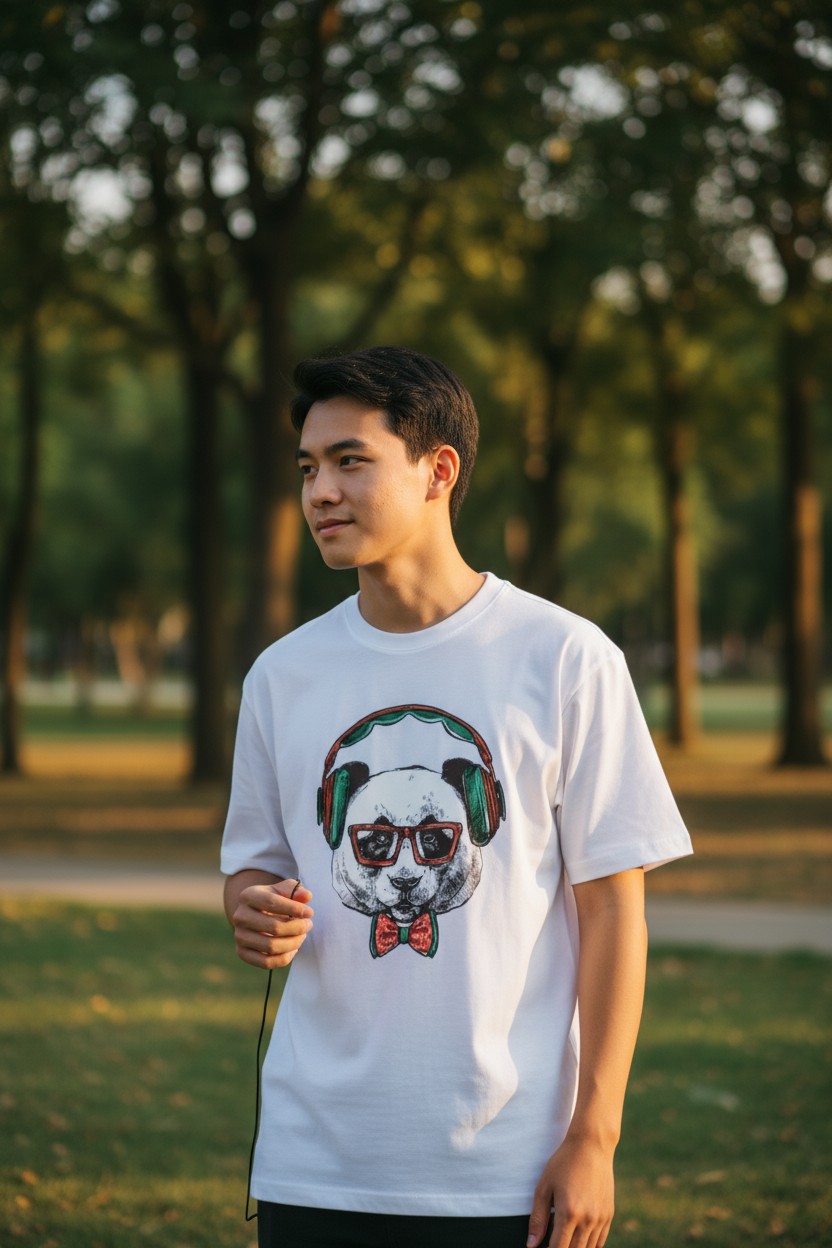 Universal Fit Crew T-Shirt Comfortable Stylish front - Image 3