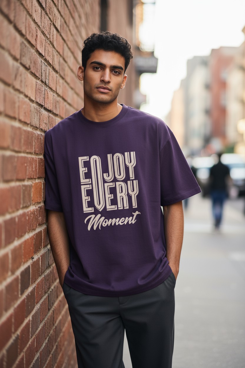 Oversized Unisex Tee-Soft & Breathable Everyday Shirt