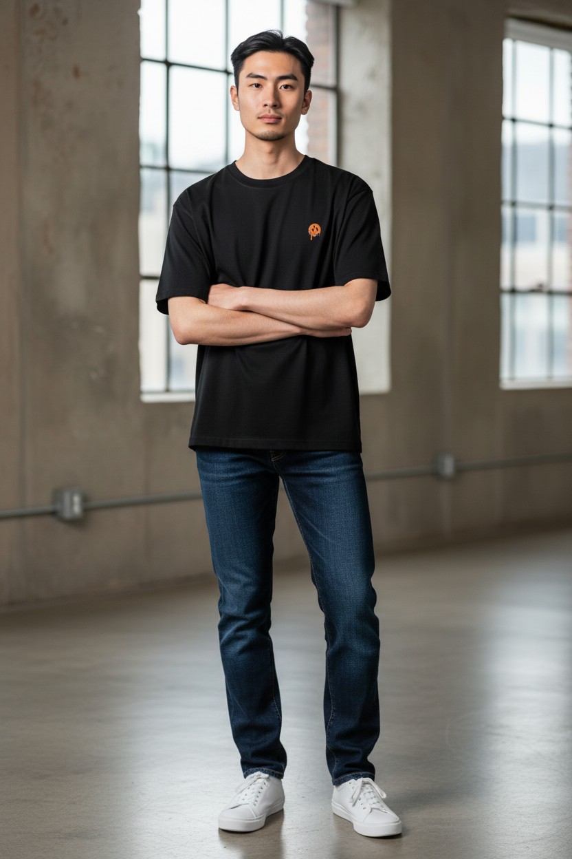 Unisex Essential Cotton Crew T-Shirt - Image 3