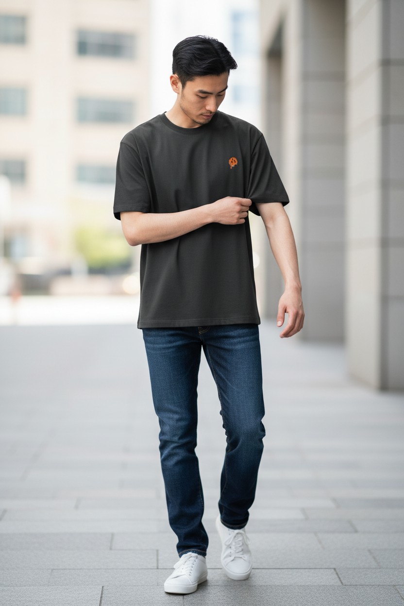 Unisex Essential Cotton Crew T-Shirt - Image 7