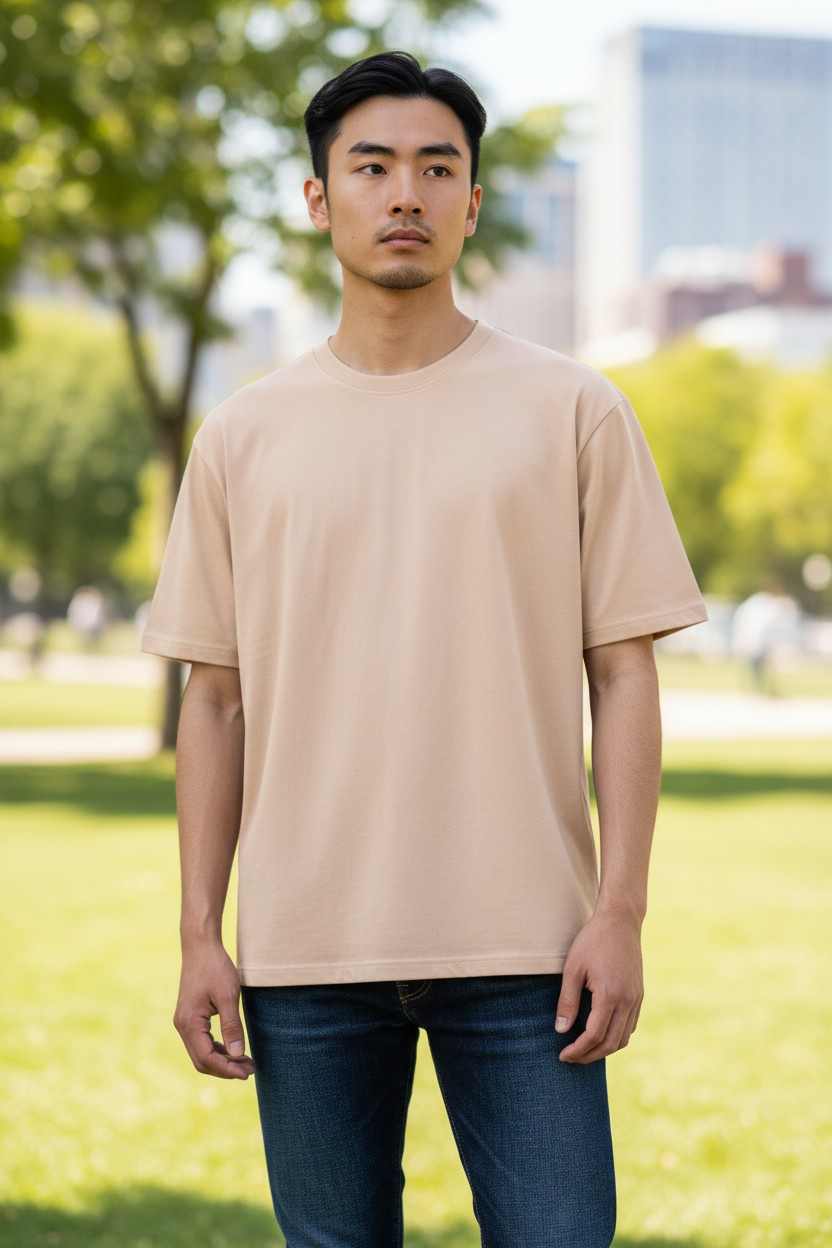 Unisex Essential Crew Neck Tee - Image 2