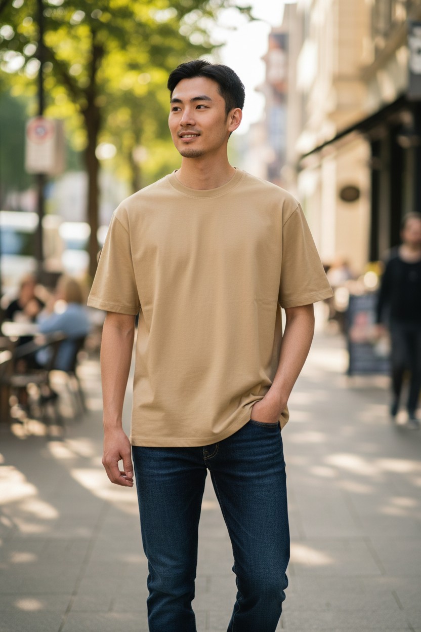 Unisex Essential Crew Neck Tee - Image 6