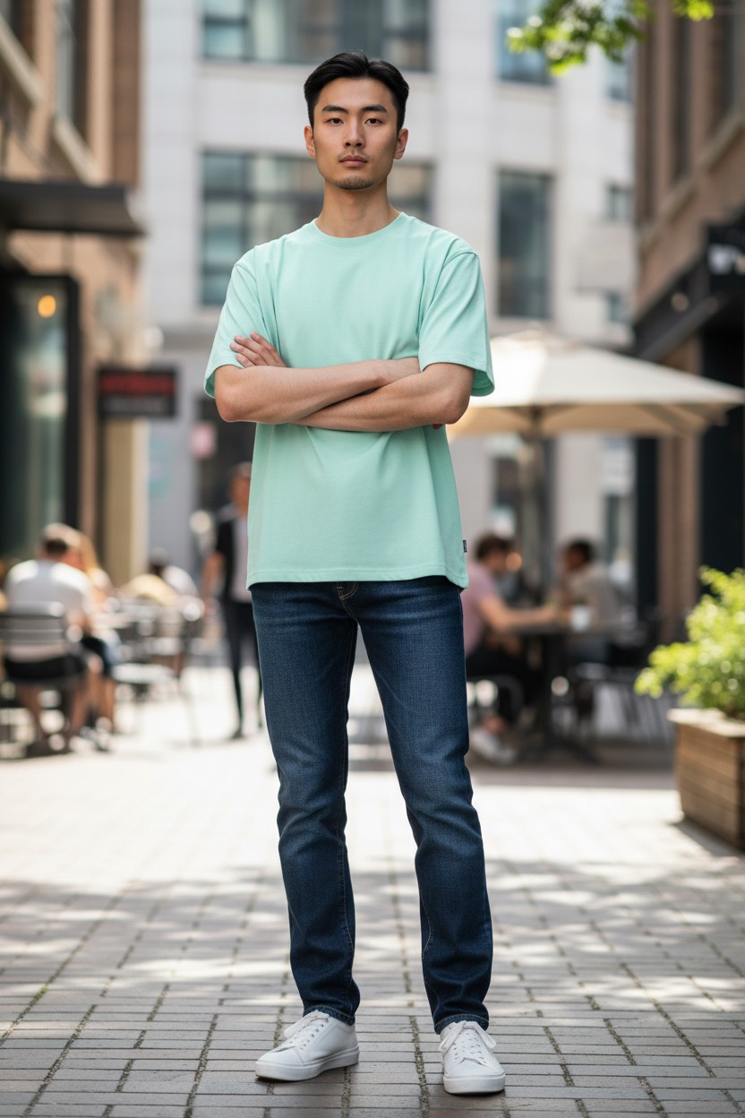 Unisex Timeless Crewneck T-Shirt - Image 7