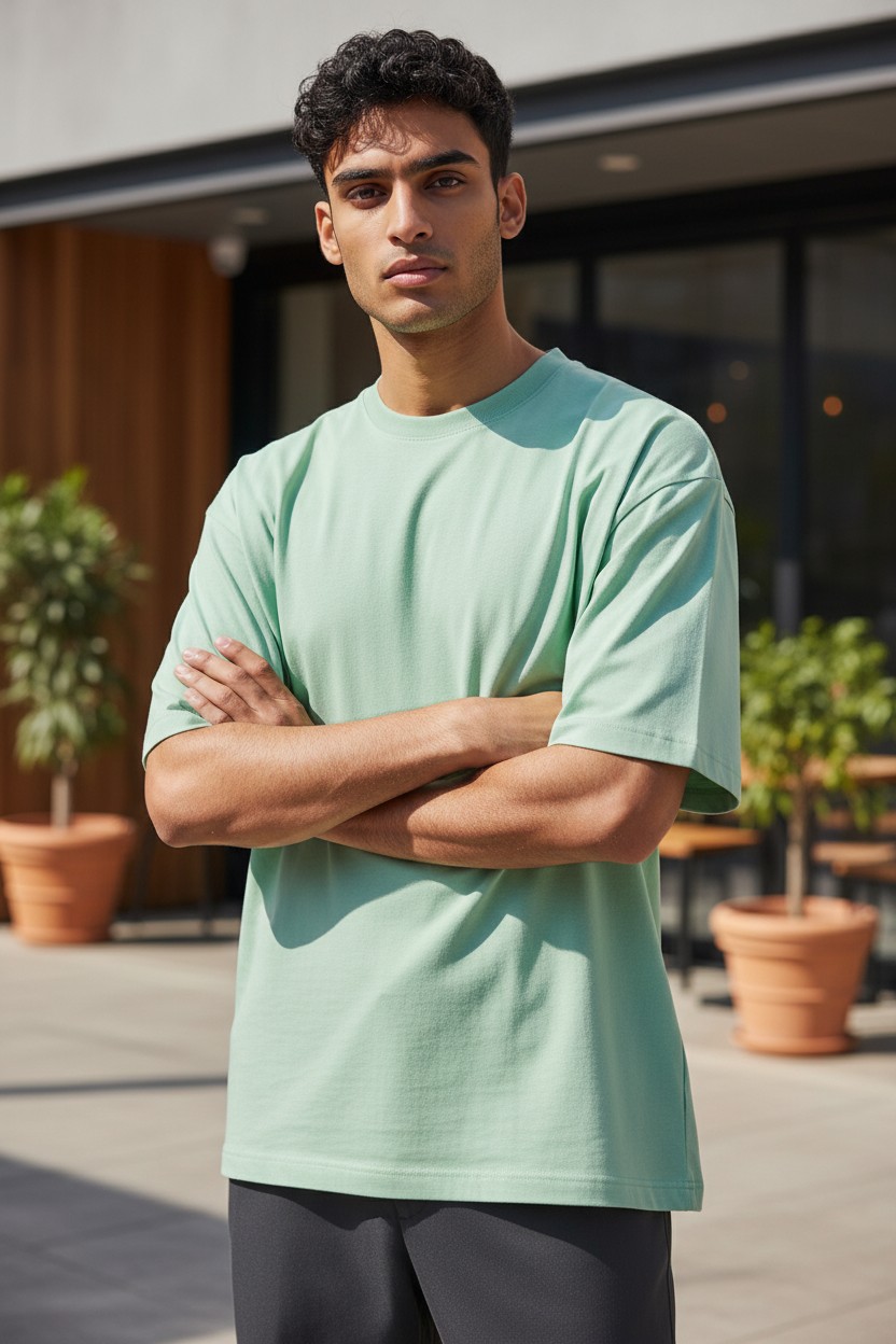 Unisex Premium Cotton Crew T-Shirt - Image 5