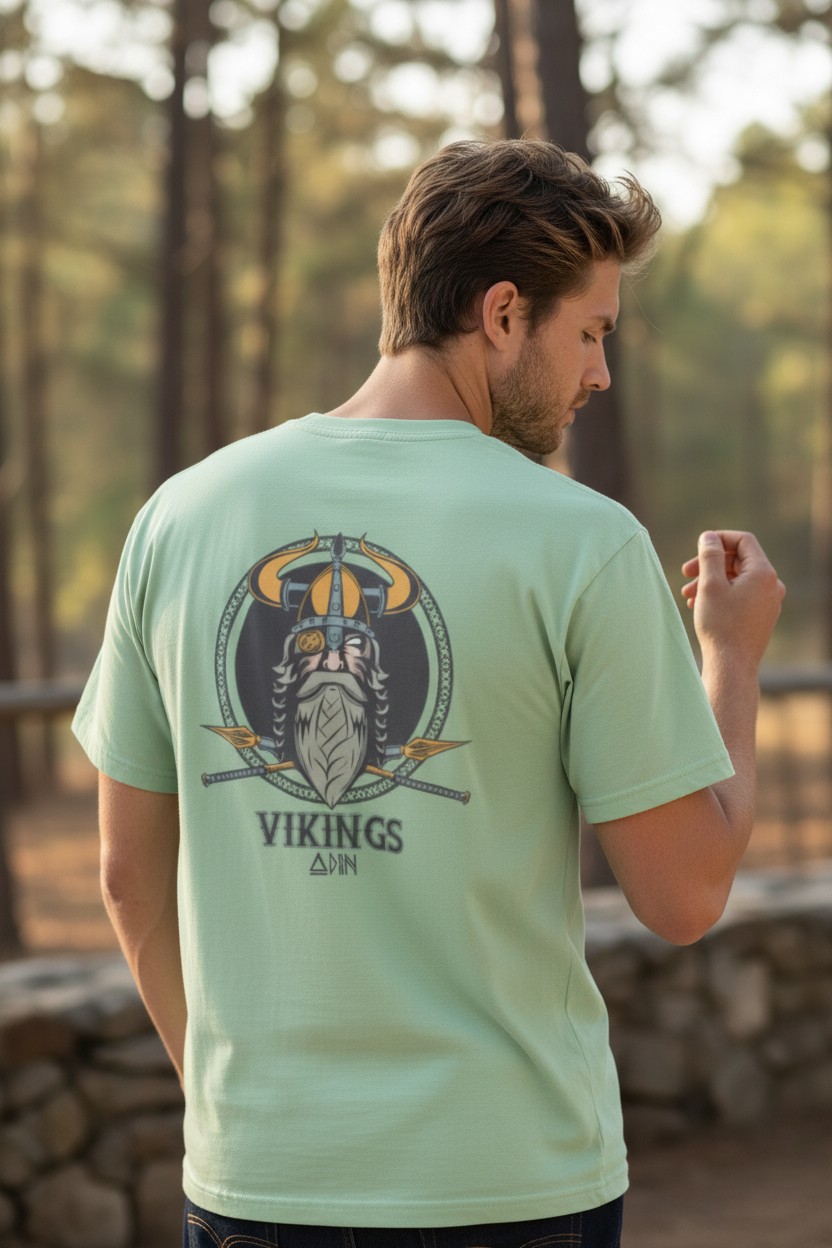 Unisex Premium Cotton Crew T-Shirt - Image 3