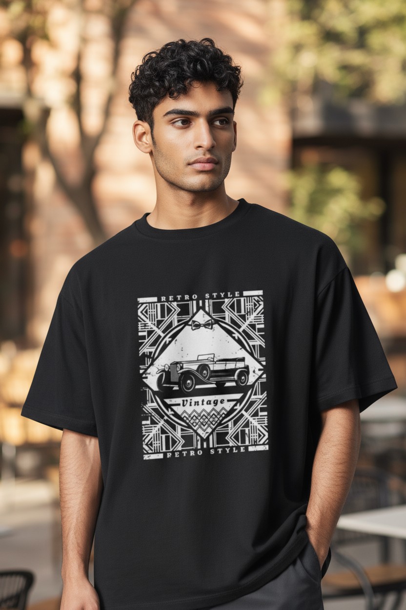 Vintage Car Unisex Classic Crew T-Shirt