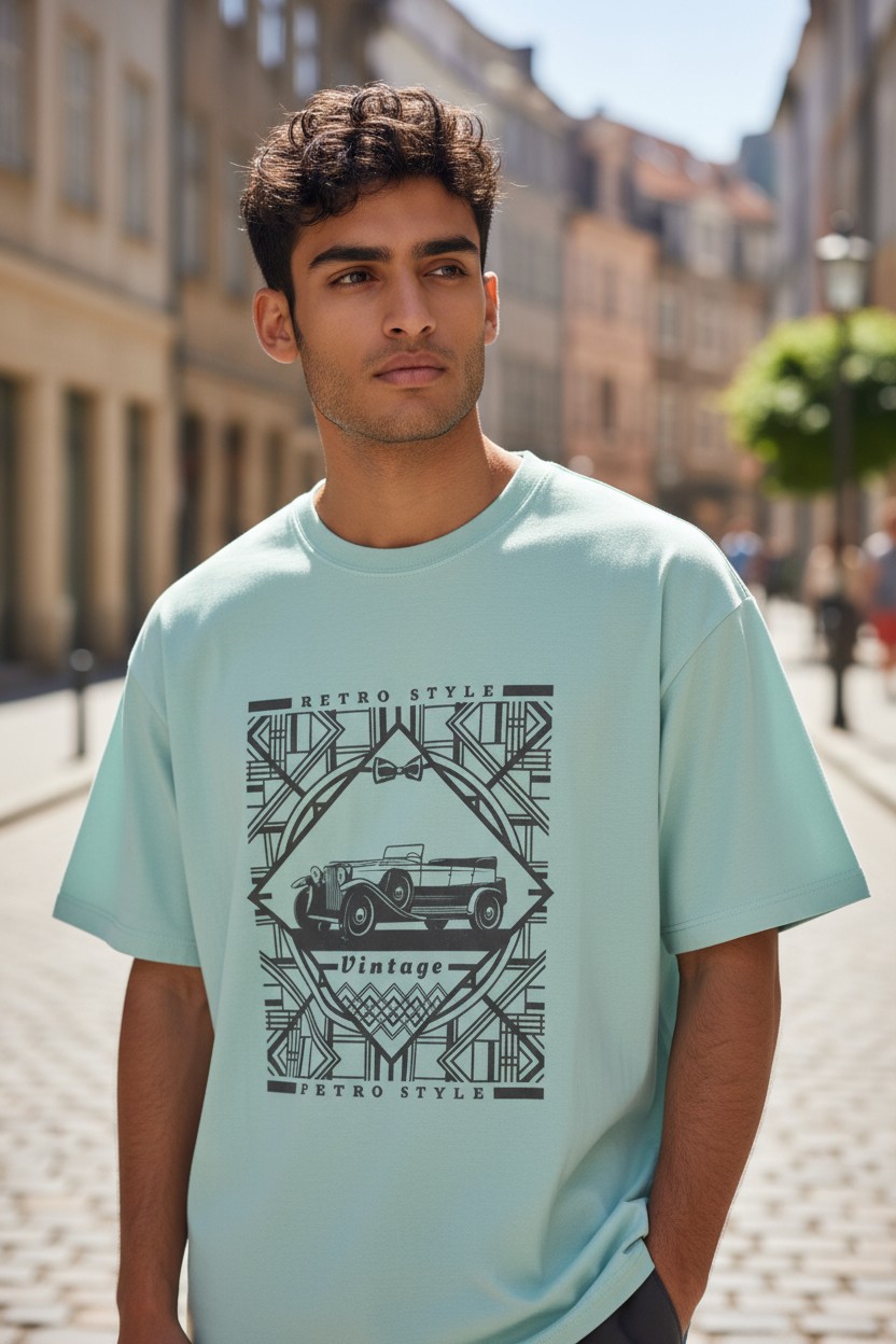 Vintage Car Graphic Tee