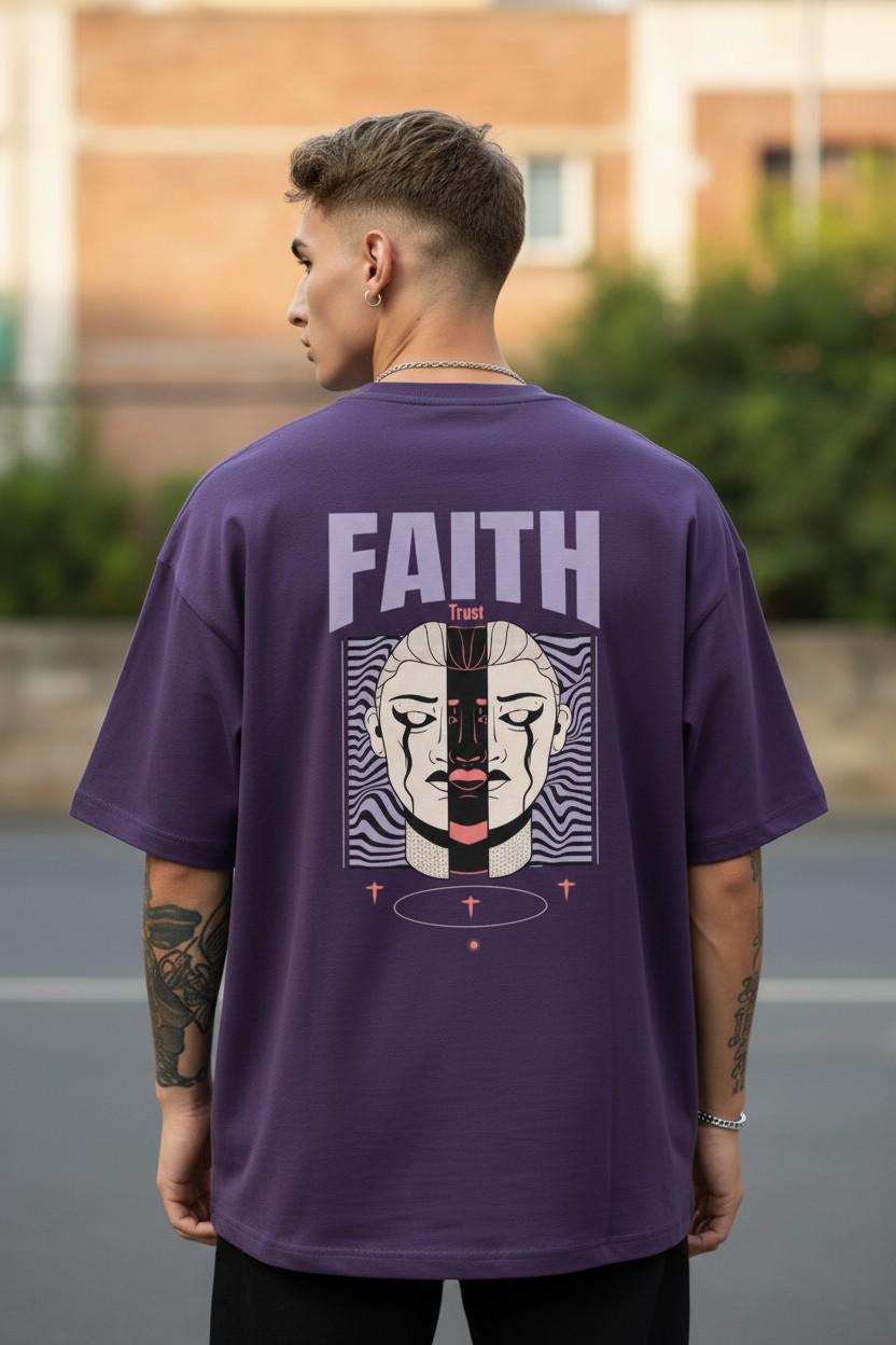 Unisex Faith-Oversize T-shirt