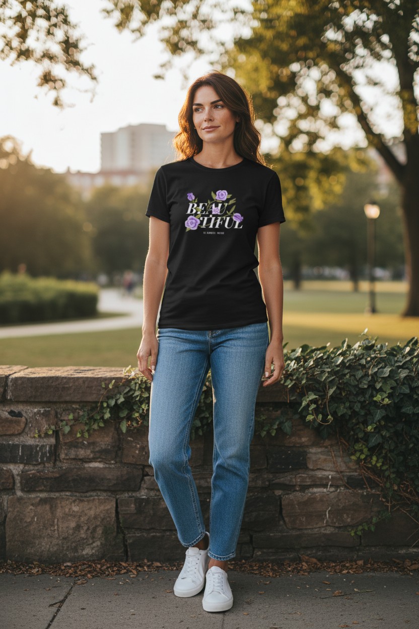 Unisex Everyday Crew Tee - Image 4